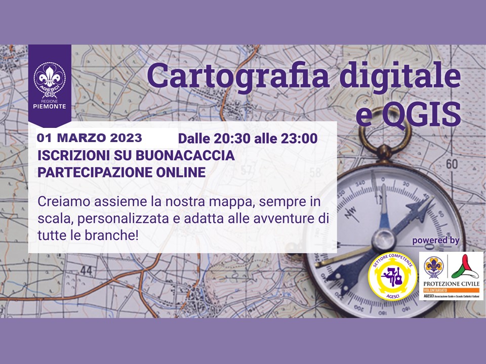 Workshop online per capi di Cartografia digitale e Qgis Edizioni